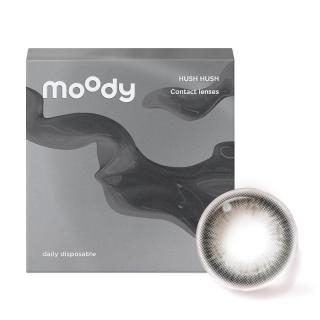 moody美瞳日抛隐形眼镜HUSH系列10片装近视大小直径破茧500度 破茧-层次感冷棕
