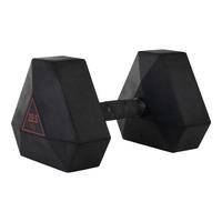 迪卡侬六角哑铃男士家用单只5kg10kg铸铁包胶器材22.5千克2721124 22.5公斤(经典款)