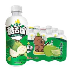 健力宝 卡皮巴拉顶榴 番石榴口味水果饮料 300ml×12瓶