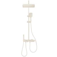 四季沐歌 卫浴淋浴花洒套装 奶白钢琴键花洒增压喷头淋浴器浴室花洒全套M3+