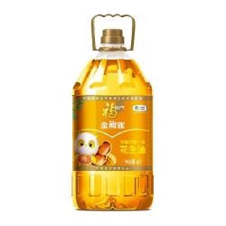福临门 浓香压榨一级花生油 4L 福临门金阙谣 浓香压榨一级 花生油4L