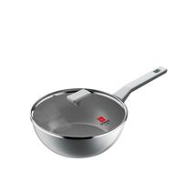 三禾炒锅陶瓷不粘锅平底煎炒锅无氟涂层不粘锅家用炒菜锅黛青蓝24cm 【一人食】钻石炒锅黛蓝青 24cm