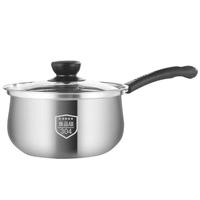 BSITN304不锈钢奶锅不粘锅16cm小奶锅婴儿辅食牛奶锅燃气电磁通用1528 304不锈钢奶锅 16cm 1300ml