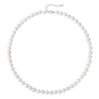 珍珠皇后高性价比淡水珍珠项链锁骨链女 带延长链