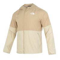 北面（The North Face）北面防晒皮肤衣男24春夏户外刺绣图案轻薄防泼水连帽外套81PO QK7卡其色/24春季 3XL 190