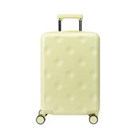 不莱玫 bromen万向轮拉链托运箱旅行箱皮箱密码大容量行李箱女拉杆箱登机箱 【芝士黄】升级全箱配色 26英寸 Plus特色加厚加深