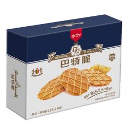 丹夫 巴特脆华夫22g/盒进口黄油薄脆饼干买2赠1