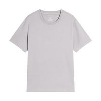 京东京造【3件89.9元】T恤男短袖男男士T恤夏季白小T男女同款 浅灰色 XL XL （180/100A） 浅灰色 【久穿如新】