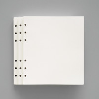 锦一文具 Geeyear 透明方形活页本PVC手账本少女手帐随身活页夹本子记事本按扣日记本笔记本学生文具中学生大学生小本子