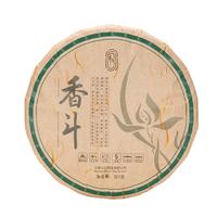 斗记 普洱茶生茶2401香斗生普茶叶大小树春茶 嗜香型茶叶 单饼（357克）