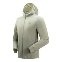 安德玛户外越野防晒衣男登山服UPF50+防紫外线跑步透气夹克男 冷茶灰 2XL