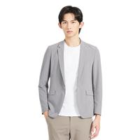 利郎轻时尚男装【轻肤空调服】西服男超薄皮肤衣西装外套Q4XKF41 浅灰 170A