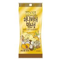 芭蜂韩国芭蜂蜂蜜黄油扁桃仁巴旦木杏仁坚果休闲零食原汤姆农场 蜂蜜黄油混合坚果5袋