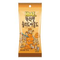 芭蜂韩国芭蜂蜂蜜黄油扁桃仁巴旦木杏仁坚果休闲零食原汤姆农场 焦糖盐焗味扁桃仁5袋