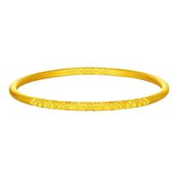 周大福传承卷草纹黄金手镯(工费2180)54mm 约32.16g F234353