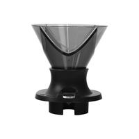 HARIO树脂聪明杯V60咖啡滤杯手冲咖啡滤杯十字星树脂滤杯聪明杯带开关 十字星聪明杯黑色1-4人份