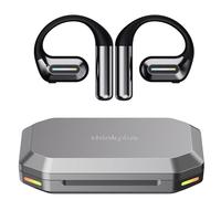 联想（Lenovo）【2025超级顶配】挂耳式蓝牙耳机骨传导不入夹耳运动跑步游戏降噪开放通用苹果华为小米LP73银