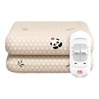 彩虹（RAINBOW）电热毯单双人电褥子(长1.8/1.5米)调温型电毯子排潮暖垫花色 调温烘被 长1.8宽1.5米 无纺布 【棉料定时除螨】1.6*1.0m