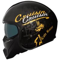 FASEED 法赛德复古头盔摩托车咖啡骑士V1半盔 玻纤/大冒险 2XL