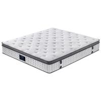 TLK美国特蕾卡五分区脊椎独立弹簧比利时乳胶床垫1.8x2米 奥斯汀 1500*2000*300mm