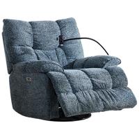 大件超省：乐至宝 北极星 电动按摩功能单人沙发椅 加州蓝0.96m