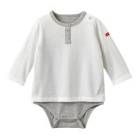 MIKIHOUSE 儿童纯棉宝宝舒适柔软亲肤连体衣白色 80cm 80cm 白色