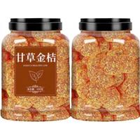 北京同仁堂 Tongrentang Chinese Medicine原料甘草金桔干广西金橘干无糖无添加金桔干蜜饯果脯果干即食 甘草金桔(200g*3)