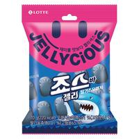 乐天（Lotte）软糖葡萄味橡皮软糖鲨鱼形水果味软糖结婚庆喜糖70g*8袋 葡萄口味软糖70g*8袋