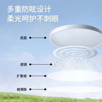雷士照明 全光谱护眼 普瑞灯珠 15-30㎡ 吸顶灯