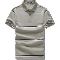 七匹狼短袖T恤男夏季POLO打底衫男冰爽凉感翻领短T男装上衣【液氨科技】 205(草绿) 170/88A(L)