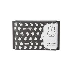 Miffy 日夜用卫生巾护垫透气学生安睡裤安心裤姨妈巾组合随心选 蚕丝夜用卫生巾300mm