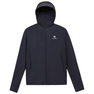 骆驼 冷白皮户外防晒衣春夏男女原纱凉感upf50外套防晒服 幻影黑，男