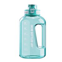 吨吨杯大容量吨吨桶运动水壶户外大肚杯子Tritan501塑料杯水杯 薄荷精灵【Tritan装80℃】 1500ml