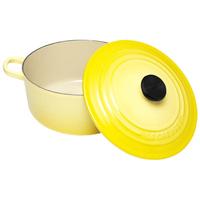 酷彩（Le Creuset）法国珐琅铸铁锅汤锅炖煮锅电磁燃气炉通用22cm圆形锅尼斯阳光