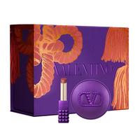 【直播精选】华伦天奴气垫口红旷野紫礼盒134R505R 旷野紫水光气垫LN2+铆钉口红125R