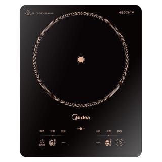 移动端、京东百亿补贴：美的 2200W大功率 电磁炉  墨境