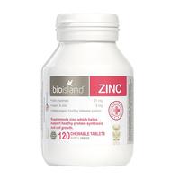 BIO ISLAND 佰澳朗德 儿童补锌咀嚼片 原味 120粒