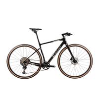 坎普（CAMP）GX600 公路车平把单车碳纤维砾石瓜车纯油碟刹车12变速赛车车自行 闪银黑 12速 450码