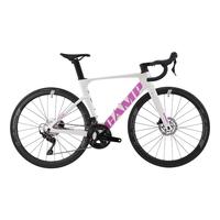 坎普（CAMP） 25款ACE7000公路车禧玛诺套件单车碳纤维破风车架24速碟刹自行车 珍珠粉 24速 520码