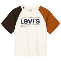 Levi's李维斯儿童男童短袖T恤2025夏季透气半袖运动衣女生童装 古老白 130 /64 【身高116-122cm】