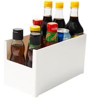 橱柜收纳盒厨房用品整理盒水槽下杂物收纳筐桌面零食储物盒