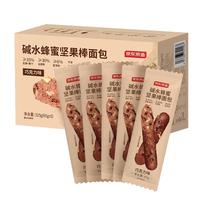 京东京造 碱水蜂蜜坚果棒面包 巧克力味 325g 65g*5