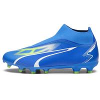 彪马PUMA男秋季中帮透气足球鞋ULTRA MATCH+LL FG/AG 107511 40.5 03-深蓝色-白-绿色
