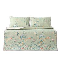 TAIHIA类冰感丝乳胶凉席 凉垫空调席 三件套席 夏天可机洗折叠 丁香紫 180*200cm