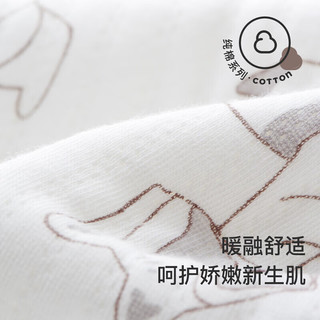 童泰秋冬1-18月婴儿男女连体衣TS33J401 灰色 80cm