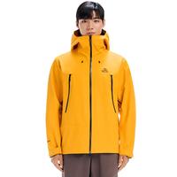 伯希和硬壳冲锋衣男女春夏轻量夹克登山服防风外套105301056黄L