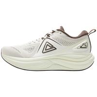 匹克态极千里2.0厚底缓震跑鞋防滑耐磨训练运动鞋男DH530017 帆布白色/棕 45