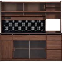 林氏家居中古风餐边柜双层靠墙一体储物收纳酒柜北欧风格2025UM3T-A