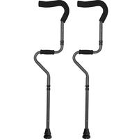 善行者可折叠腋下拐杖双拐医用骨折老人手杖年轻人铝合金助行器SW-C05