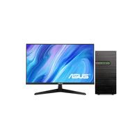 ASUS/华硕 商务办公家用设计视频剪辑 台式电脑主机+独显 480-512GB SSD i5-10400F 16GB